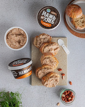 картинка Мажь на Хлеб с арахисом Окраина 150г шт от магазина Окраина