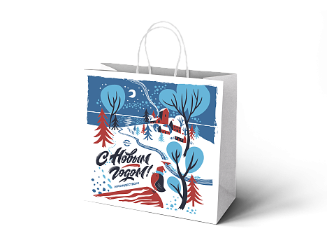 картинка Пакет с Новым Годом от магазина Окраина