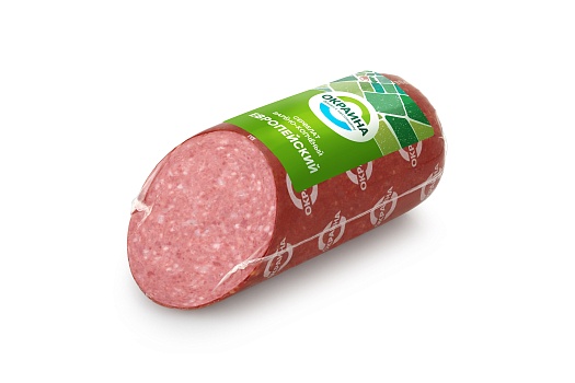 картинка Сервелат Европейский Окраина варено-копченый 470г от магазина Окраина