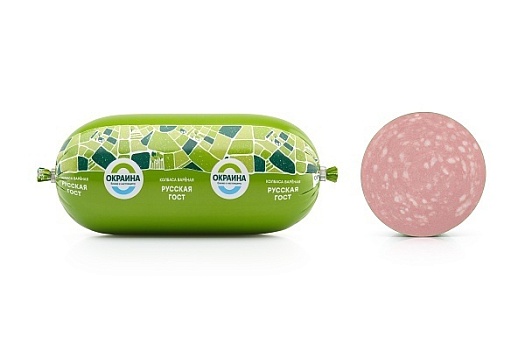 картинка Русская ГОСТ колбаса вареная в полиамиде ~1,3кг от магазина Окраина