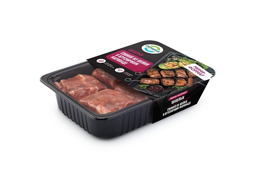 картинка Шашлык из шейки с брусничным маринадом 600-700г зам от магазина Окраина