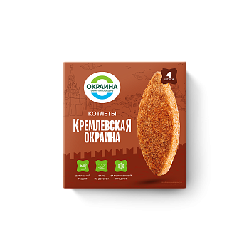 картинка Котлеты Кремлевская Окраина 400г от магазина Окраина