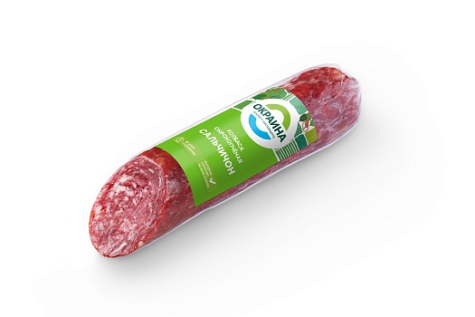 картинка Сальчичон колбаса сырокопченая 302-310г от магазина Окраина