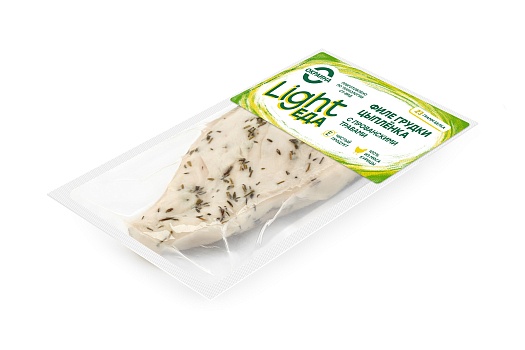 картинка Филе грудки цыплёнка Light ЕДА с прованскими травами Окраина в/у 190 - 250гр от магазина Окраина