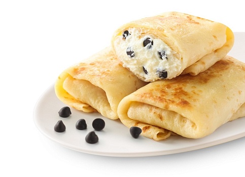 картинка Блинчики с маскарпоне и шоколадными дропсами Окраина 225г от магазина Окраина